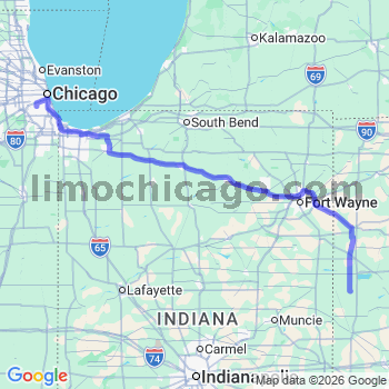 Limousine service to Midway airport (MDW)