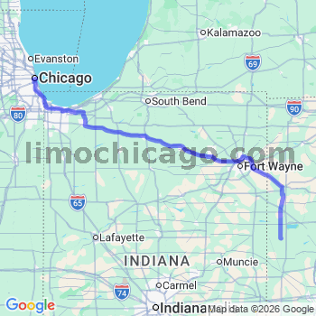 Limousine service to Chicago Loop