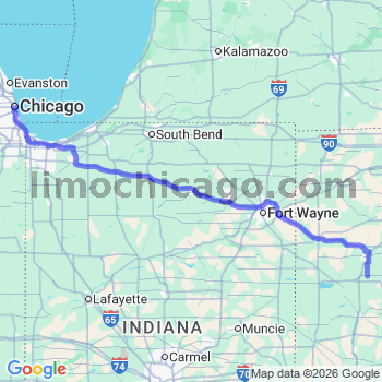 Limousine service to Chicago Loop
