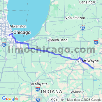 Limousine service to Midway airport (MDW)