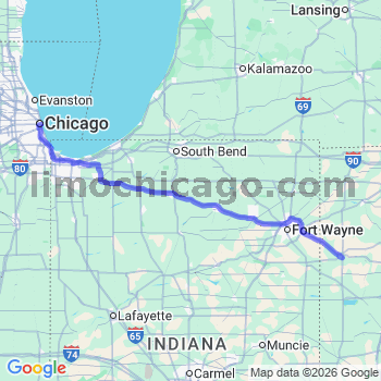 Limousine service to Chicago Loop