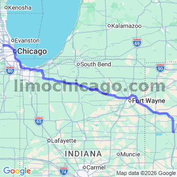 Limousine service to O'Hare airport (ORD)