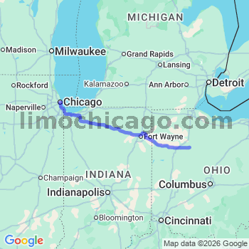 Limousine service to Chicago Loop