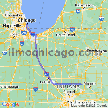 Travel from Alexandria to Chicago Loop Limousine service to Chicago Loop