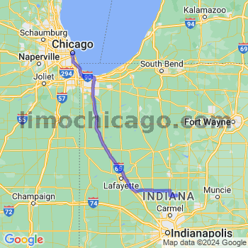 Travel from Atlanta to Chicago Loop Limousine service to Chicago Loop
