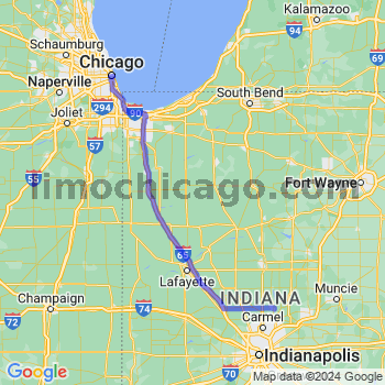 Limousine service to Chicago Loop