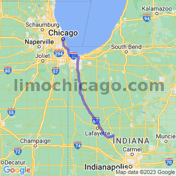 Limousine service to Chicago Loop