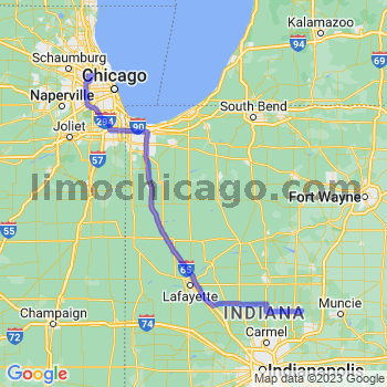 Travel from Frankton to O'Hare airport Limousine service to O'Hare airport (ORD)
