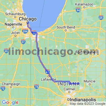 Travel from Frankton to Chicago Loop Limousine service to Chicago Loop