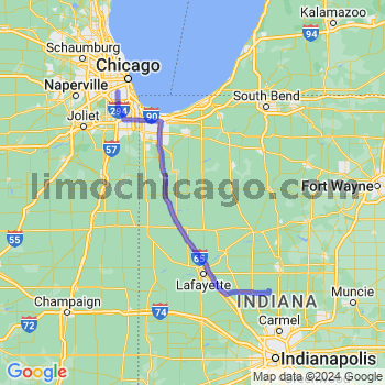 Travel from Kempton to Midway airport Limousine service to Midway airport (MDW)