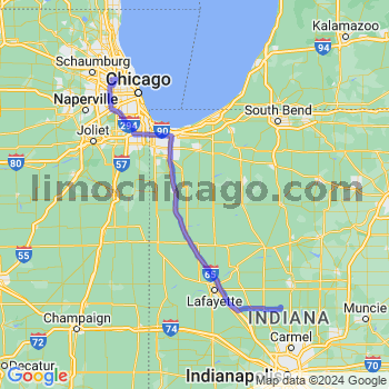 Travel from Kempton to O'Hare airport Limousine service to O'Hare airport (ORD)