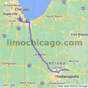 Travel from Markleville to Midway airport Limousine service to Midway airport (MDW)