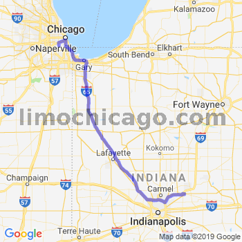 Travel from Pendleton to Midway airport Limousine service to Midway airport (MDW)