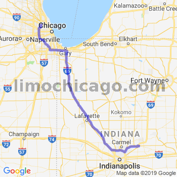 Travel from Pendleton to O'Hare airport Limousine service to O'Hare airport (ORD)