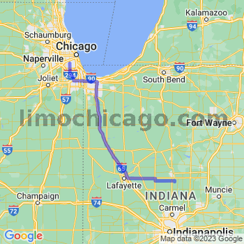 Travel from Sharpsville to Midway airport Limousine service to Midway airport (MDW)