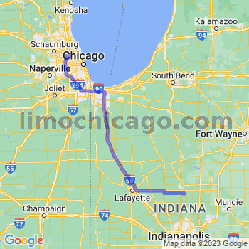 Travel from Sharpsville to O'Hare airport Limousine service to O'Hare airport (ORD)