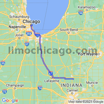 Travel from Sharpsville to Chicago Loop Limousine service to Chicago Loop