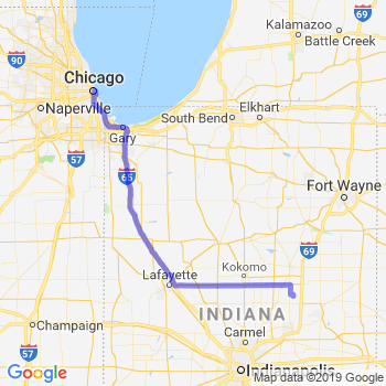 Travel from Summitville to Chicago Loop Limousine service to Chicago Loop