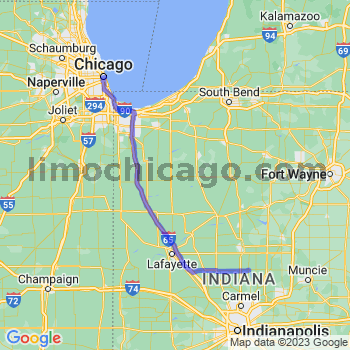 Travel from Tipton to Chicago Loop Limousine service to Chicago Loop