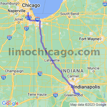 Travel from Boggstown to Midway airport Limousine service to Midway airport (MDW)