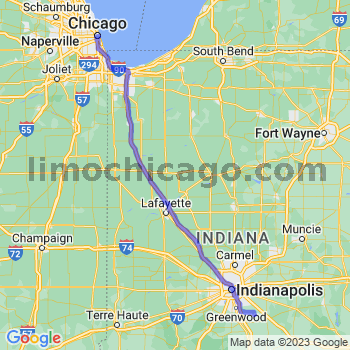 Travel from Boggstown to Chicago Loop Limousine service to Chicago Loop