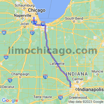 Travel from Brownsburg to Midway airport Limousine service to Midway airport (MDW)