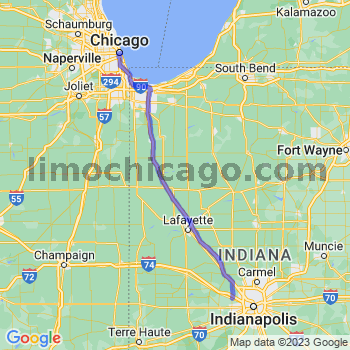 Travel from Brownsburg to Chicago Loop Limousine service to Chicago Loop