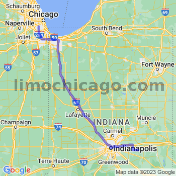Travel from Carthage to Midway airport Limousine service to Midway airport (MDW)