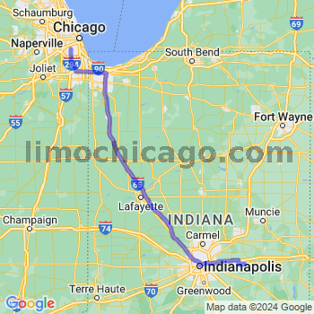 Travel from Charlottesville to Midway airport Limousine service to Midway airport (MDW)
