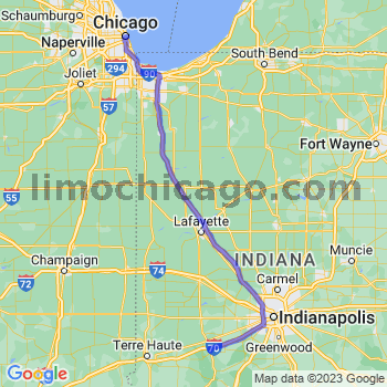 Travel from Cloverdale to Chicago Loop Limousine service to Chicago Loop