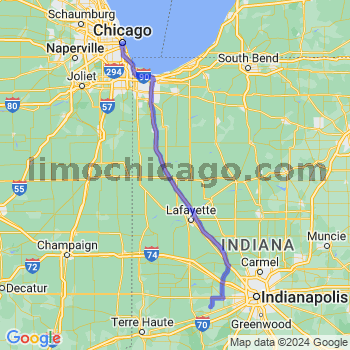 Travel from Coatesville to Chicago Loop Limousine service to Chicago Loop