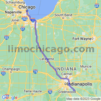 Travel from Fairland to Chicago Loop Limousine service to Chicago Loop