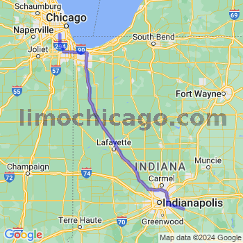 Travel from Fountaintown to Midway airport Limousine service to Midway airport (MDW)