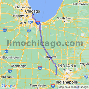 Travel from Jamestown to Chicago Loop Limousine service to Chicago Loop