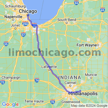 Travel from Maxwell to Chicago Loop Limousine service to Chicago Loop