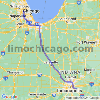 Travel from New Palestine to O'Hare airport Limousine service to O'Hare airport (ORD)