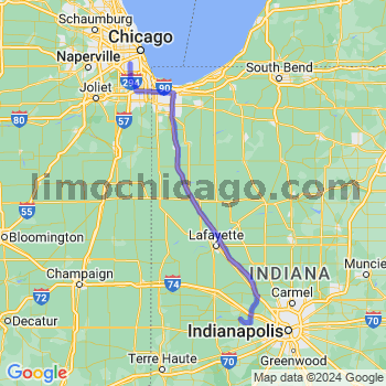 Travel from North Salem to Midway airport Limousine service to Midway airport (MDW)