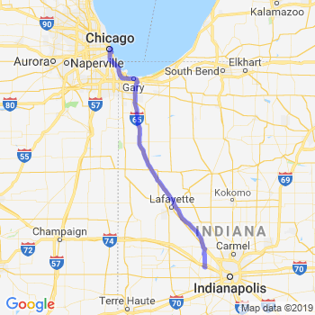 Travel from Pittsboro to Chicago Loop Limousine service to Chicago Loop
