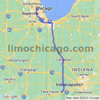 Travel from Reelsville to O'Hare airport Limousine service to O'Hare airport (ORD)