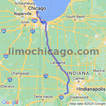 Travel from Stilesville to Chicago Loop Limousine service to Chicago Loop