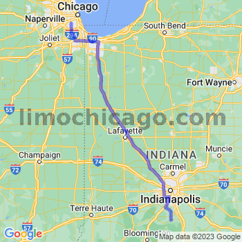 Travel from Trafalgar to Midway airport Limousine service to Midway airport (MDW)