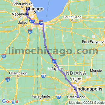 Travel from Whiteland to O'Hare airport Limousine service to O'Hare airport (ORD)