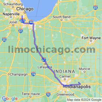 Travel from Wilkinson to Midway airport Limousine service to Midway airport (MDW)