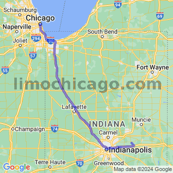 Travel from Wilkinson to Chicago Loop Limousine service to Chicago Loop