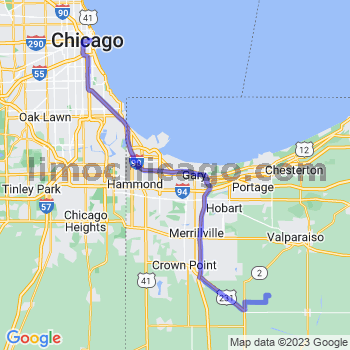 Travel from Boone Grove to Chicago Loop Limousine service to Chicago Loop