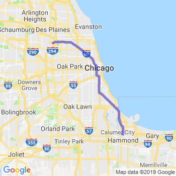 Travel from Hammond to O'Hare airport Limousine service to O'Hare airport (ORD)