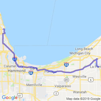 Travel from La Porte to Chicago Loop Limousine service to Chicago Loop