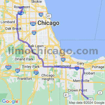 Limousine service to O'Hare airport (ORD)