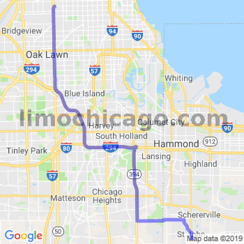 Travel from St John to Midway airport Limousine service to Midway airport (MDW)