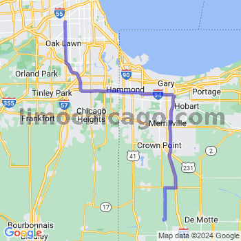 Travel from Shelby to Midway airport Limousine service to Midway airport (MDW)